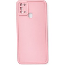 Vissona Samsung Galaxy A21 Uyumlu Kamera Çıkıntılı Mat Silikon Telefon Kılıfı