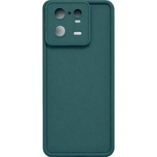 Vissona Mi 13 Pro Uyumlu Kamera Çıkıntılı Mat Silikon Telefon Kılıfı