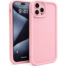 Vissona iPhone 12 Pro Max Uyumlu Kamera Çıkıntılı Mat Silikon Telefon Kılıfı