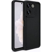 Vissona Tecno CAMON20-4G/CAMON20PRO-4G Uyumlu Kamera Çıkıntılı Mat Silikon Telefon Kılıfı