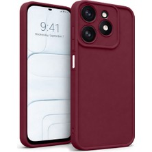 Vissona Tecno SPARK10PRO-4G Uyumlu Kamera Çıkıntılı Mat Silikon Telefon Kılıfı