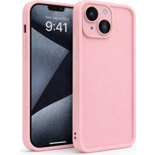 Vissona iPhone 15 Uyumlu Kamera Çıkıntılı Mat Silikon Telefon Kılıfı