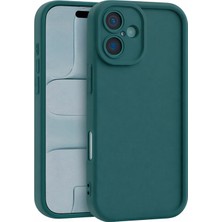 Vissona iPhone 16 Plus Uyumlu Kamera Çıkıntılı Mat Silikon Telefon Kılıfı