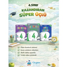 Üçgen Yayıncılık 4. Sınıf Süper Üçlü - Kazandıran Kitaplar