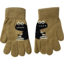 Linotti 2-4 Yaş Çocuk Eldiveni – Sevimli Dino Desenli