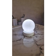 Safir Design Minimalist Renk Değiştiren Dolunay Gece Lambası - USB Bağlantılı