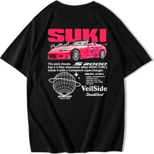 Brz Collection Unisex Oversize (Siyah) Fast And Furious Suki T-Shirt (Siyah)