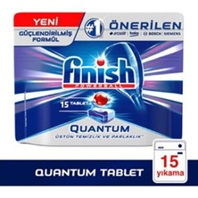 Finish Bulaşık Makinesi Deterjanı Quantum Tablet 15'li