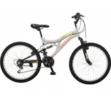 Salcano Hector 24V Açık Gri Turuncu Sarı Dağ Bisikleti