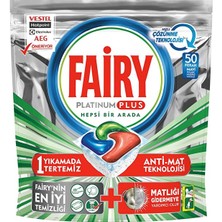 Fairy Platinum Plus Hızlı Çözünme Tablet 50'li 735G