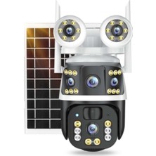 O-Kam Pro 3928 6mp 4g Solar Dual Lens Ptz Kamera