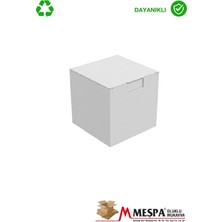 Kraft Karton Kutu 8X8X16 cm – 25 Adet Kapaklı, Dayanıklı Ambalaj Kutusu
