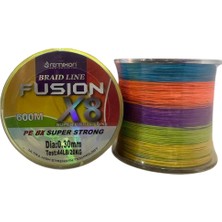 Remixon Fusion 600MT 0.30MM X8 Ip Örgü Misina Multi Color