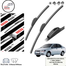 Chevrolet Kalos Sedan ( 2005-2008 ) Araca Özel Ön Sağ-Sol Silecek Silbak  550MM/400MM SB2216U