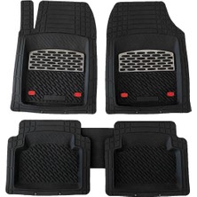 Özgürce Hyundai I20 Paspas Havuzlu Krom Karbon, Şık ve Koruyucu Tasarım