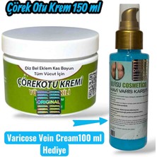 ULFİSU COSMETİCO Çörek Otu Yağlı Masaj Kremi Seti - Mavi Varrıs Kremi 100 ml Hediye