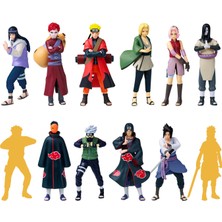 Naruto 12'li Koleksiyon Figür Seti Model 1