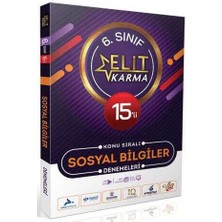 Aydın Yayınları Elit Karma 6. Sınıf 15`li Konu Sıralı Sosyal Bilgiler Denemeleri