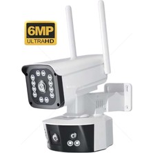 O-Kam Pro 3032 6mp Dual Lens Wi-Fi Ptz Kamera