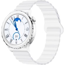 Samsung Galaxy Watch 7 / 6 / 5 / 4 Fe 40MM-44MM, Watch 6 Classic 43MM-47MM, Watch 5 Pro 45MM Uyumlu Silikon Mıknatıslı Çift Renkli Kordon