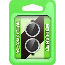 Zenvia  Xiaomi Redmi Note 13 Pro Plus Raze Metal Kamera Lens - Gümüş ZNV-MRK10346