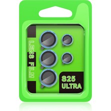 Zenvia  Samsung Galaxy S25 Ultra Raze Metal Kamera Lens - Mavi ZNV-MRK10346