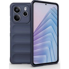 Zenvia  Xiaomi Redmi Note 14 4g Kılıf Optimum Silikon - Lacivert ZNV-MRK10346