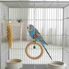 Majoris Ahşap Halka Kuş Salıncağı