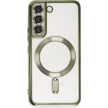 Zenvia  Samsung Galaxy S22 Kılıf Kross Magneticsafe Kapak - Koyu Yeşil ZNV-MRK10346