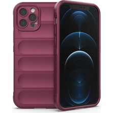 Zenvia  iPhone 12 Pro Kılıf Optimum Silikon - Bordo ZNV-MRK10346