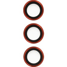 Zenvia  Samsung Galaxy S23 Ultra Metal Kamera Lens - Kırmızı ZNV-MRK10346