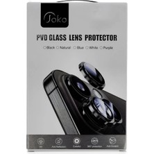 Zenvia  iPhone 16 Pro Max Pvd Metal Kamera Lens - Siyah ZNV-MRK10346