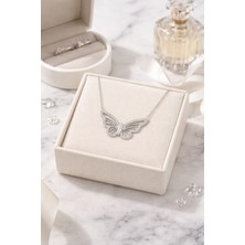 ShellWetr Monsa 925 Ayar Gümüş Kelebek Kolye Sevgiliye Verilecek En Güzel Hediye