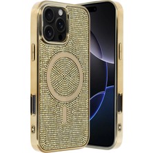 Zenvia  Apple iPhone 16 Pro Helen Magsafe Kapak - Gold ZNV-MRK10346