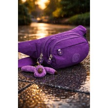 Newish Polo Suya Dayanıklı Bel Çantası Çok Bölmeli Hafif Günlük Kullanım Spor Seyahat Çantası Anahtarlık Hediyeli