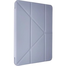 Zenvia  Samsung Galaxy Tab A9 Plus Kılıf Kalemlikli Mars Tablet Kılıfı - Lila ZNV-MRK10346