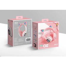 Zenvia Karler Bass STN28 Kablosuz Kedi Kulaklık - Pembe ZNV-MRK10346