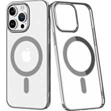 Zenvia  iPhone 14 Pro Max Kılıf Element Magneticsafe Sert Kapak - Gümüş ZNV-MRK10346