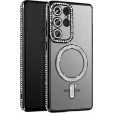Zenvia  Samsung Galaxy S26 Ultra Joke Simli Magneticsafe Kılıf - Siyah ZNV-MRK10346
