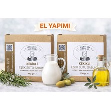 Şükran Ana Sabunları El Yapımı Kekikli Eşek Sütü Sabunu 2'li Paket