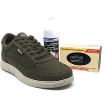 Dakır's Dakır\'s Ortopedik Tabanlı Yazlık Erkek Keten Rahat Spor Ayakkabı Dikişli Taban 40-44