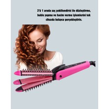 Zenvia Saç Şekillendirici Maşa ve Düzleştirici 2’si 1 Arada Znv-Tcndym