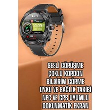Zenvia Akıllı Saat Nabız Ölçer Uyku Takibi Sesli Görüşme Bildirim Görme Znv-Tcndym
