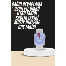 Zenvia Akıllı Saat Kulaklık Hediyeli Uyku ve Sağlık Takibi Yapabilen Uzun Ömürlü Znv-Tcndym