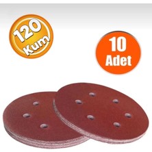 Gfb GFB6994 Delikli Cırt Zımpara 150 mm Avuç Taşlama Zımparası 120 Kum (10 Adet)