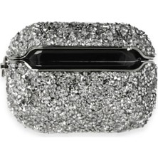 Zenvia  Airpods 3 (3.nesil) Mira Taşlı Kılıf - Gümüş ZNV-MRK10346