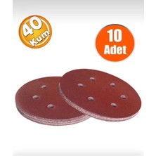 Gfb GFB6990 Delikli Cırt Zımpara 150 mm Avuç Taşlama Zımparası 40 Kum (10 Adet)