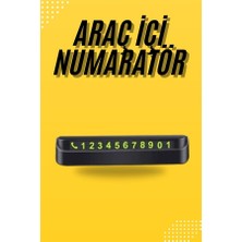 Zenvia Araç Park Numaratörü Tüm Araçlara Uyumlu Araba Numaralık Znv-Tcndym