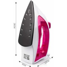 Zenvia Buharlı Ütü 2200 Watt Seramik Tabanlı Taşınabilir Kablolu Ütü Znv-Tcndym