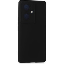 Zenvia  Vivo V29 Lite Kılıf Nano Içi Kadife Silikon - Siyah ZNV-MRK10346